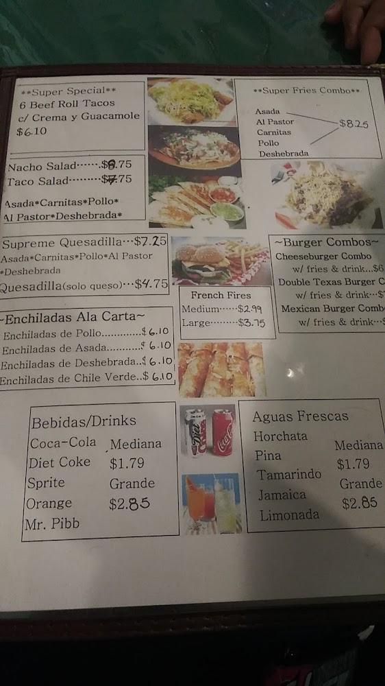 Moreno Taco Shop Menu image 3